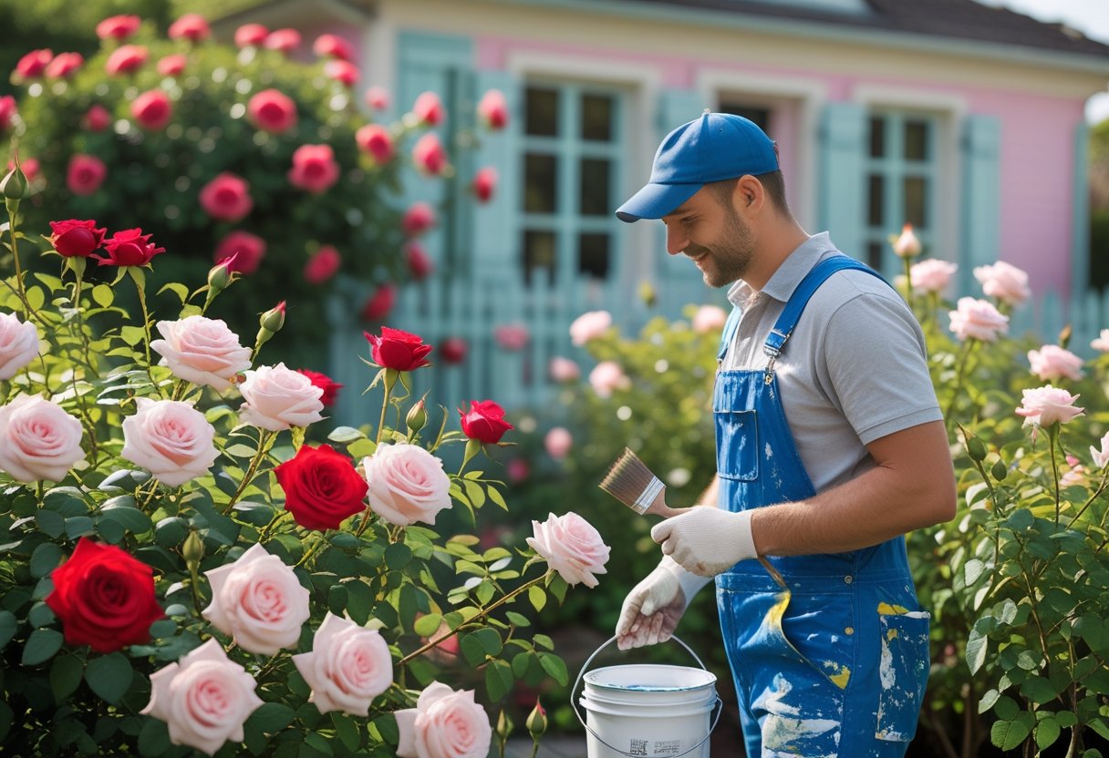 Saadan skaber du en smuk rosenhave med hjaelp fra en maler i Ølgod